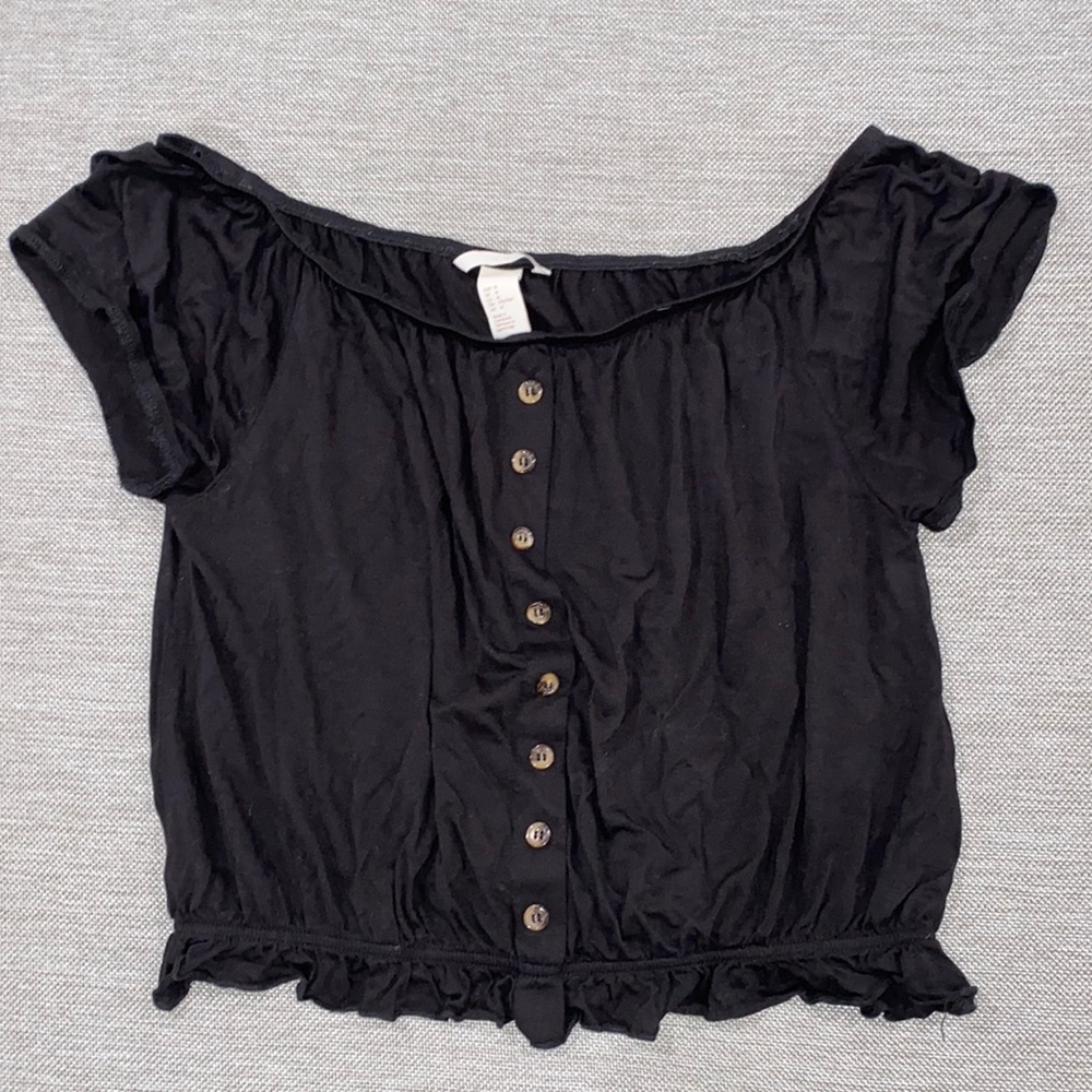 H&M off the shoulder crop top size medium